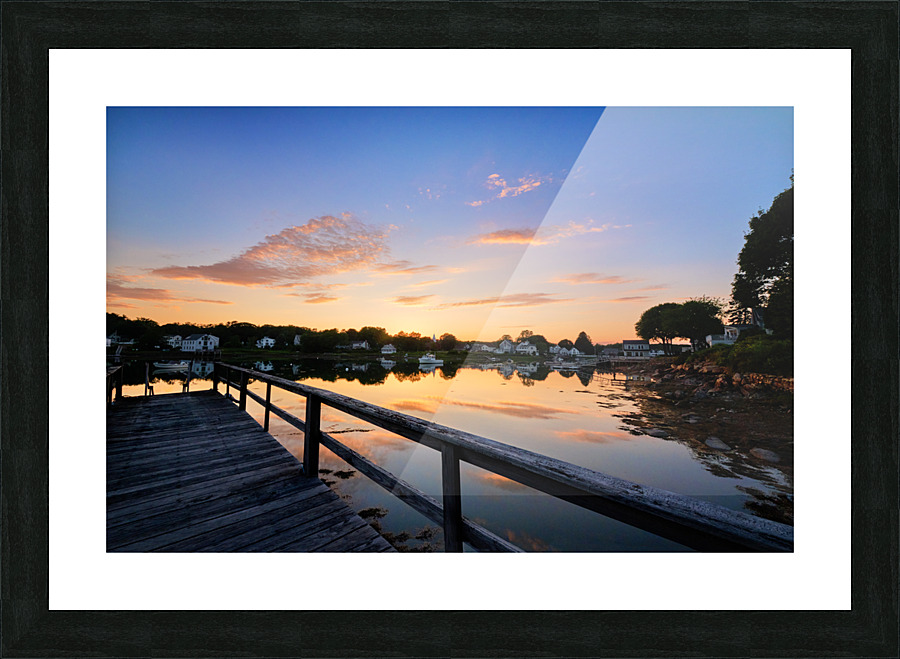 View from the dock Picture Frame print