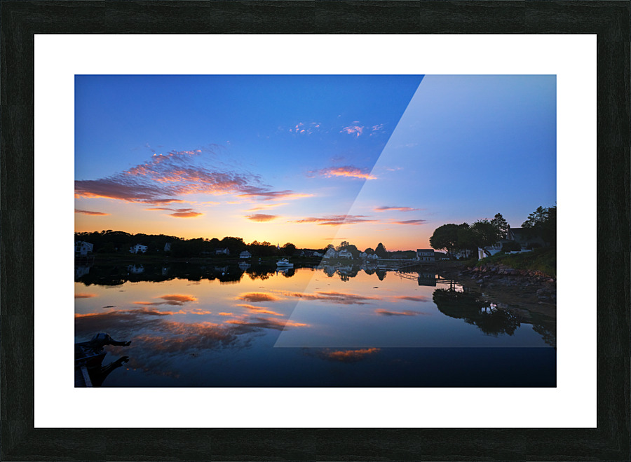 Cloud reflections in still waters Picture Frame print