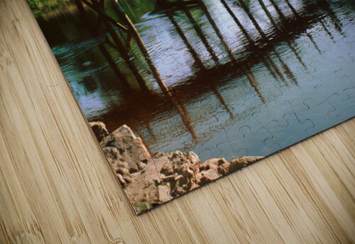 Concord river bridge 2020 Jo Ann Snover puzzle