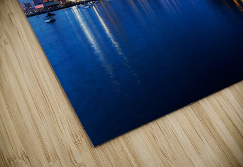 Boston Harbor before dawn Jo Ann Snover puzzle