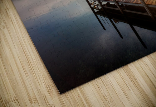 Cloudy sunrise over dock Jo Ann Snover puzzle