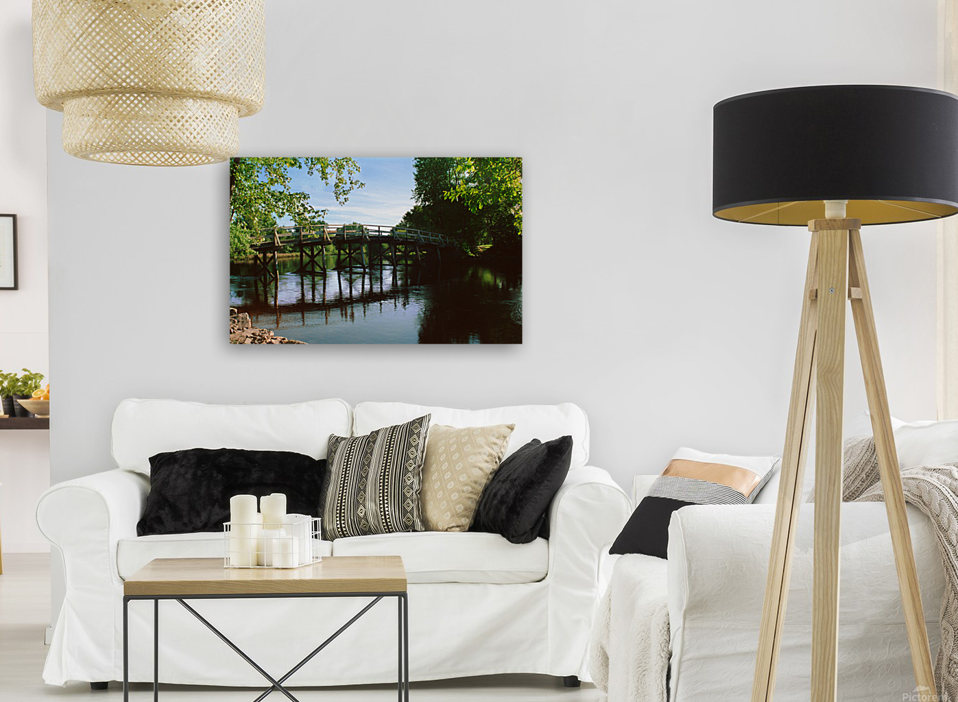 Concord river bridge 2020 Reproduction