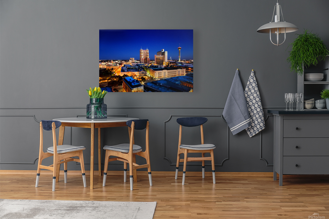 San Antonio skyline Reproduction
