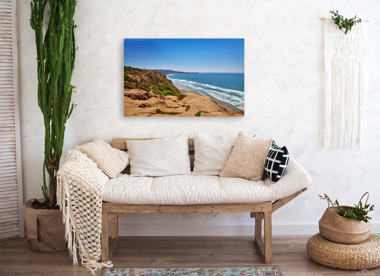 Cliffs above Blacks Beach Reproduction