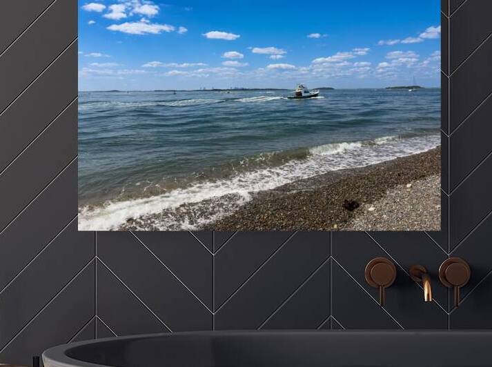 Summer Saturday afternoon in Massachusetts Bay by Jo Ann Snover