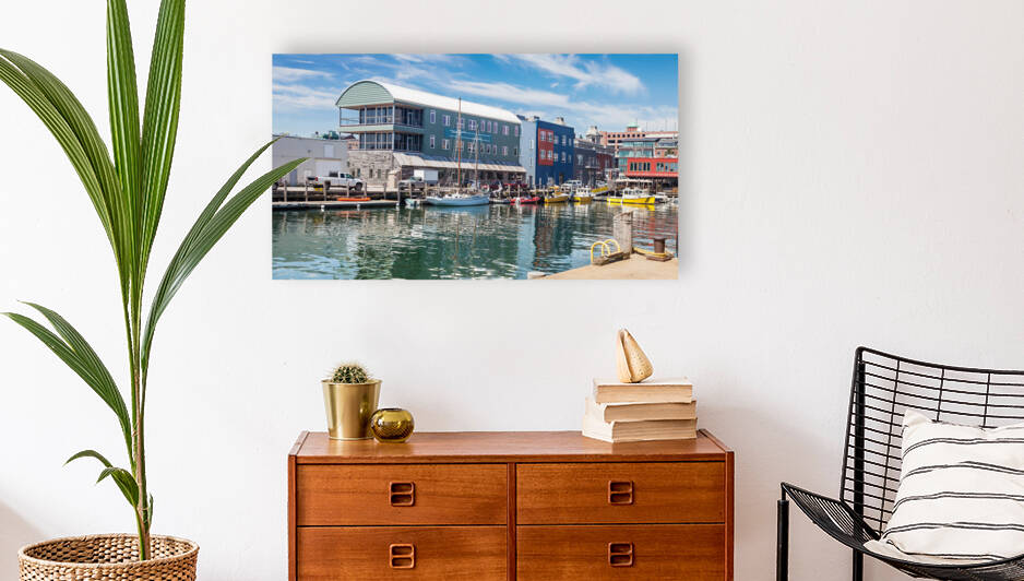 Portland Maine Wharf pano 160803 0026 by Jo Ann Snover