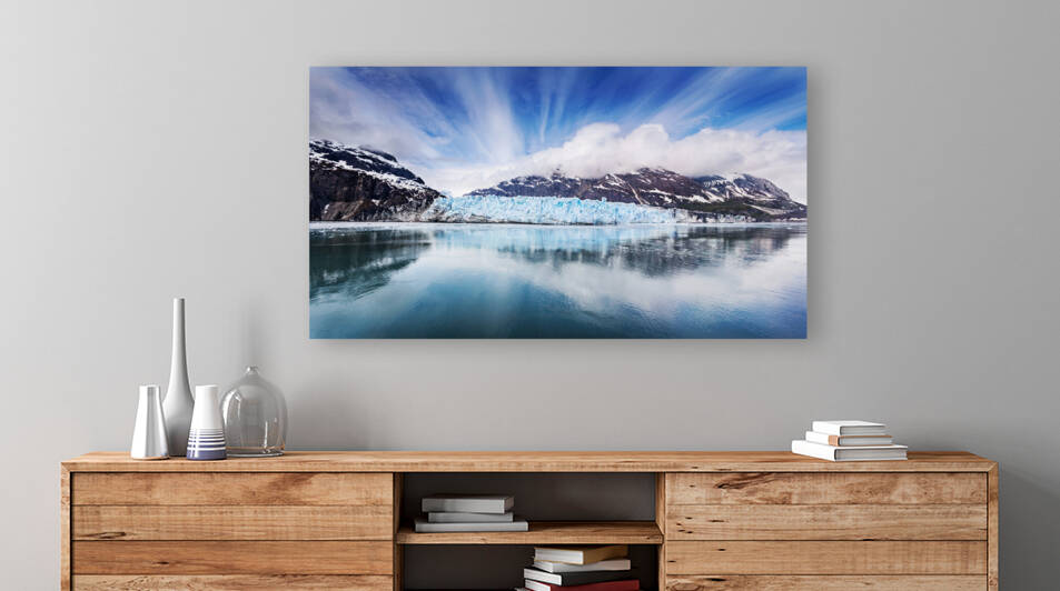 Margarie Glacier in Glacier Bay National Park by Jo Ann Snover
