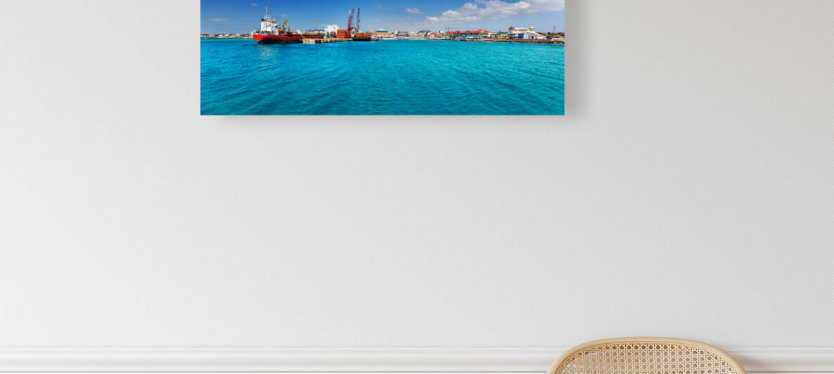 George Town Cayman Islands waterfront by Jo Ann Snover