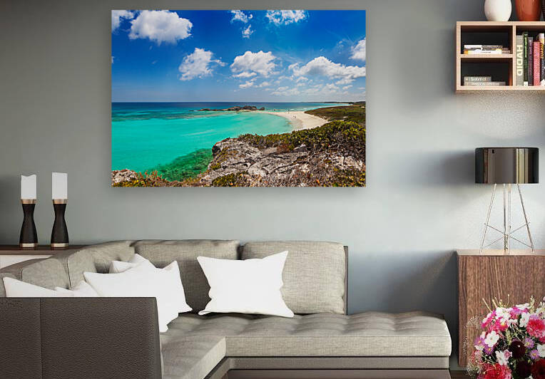 Dragon Cay from the cliffs by Jo Ann Snover