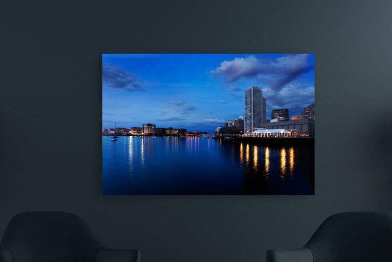 Boston Harbor before dawn Reproduction