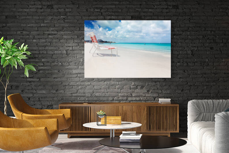 Beach chair in Grace Bay by Jo Ann Snover