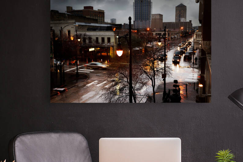 Rain on 6th by Jo Ann Snover