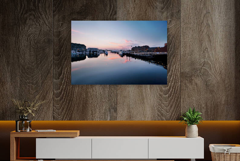 Long Wharf dawn by Jo Ann Snover