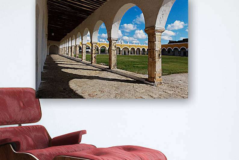 Convent courtyard by Jo Ann Snover
