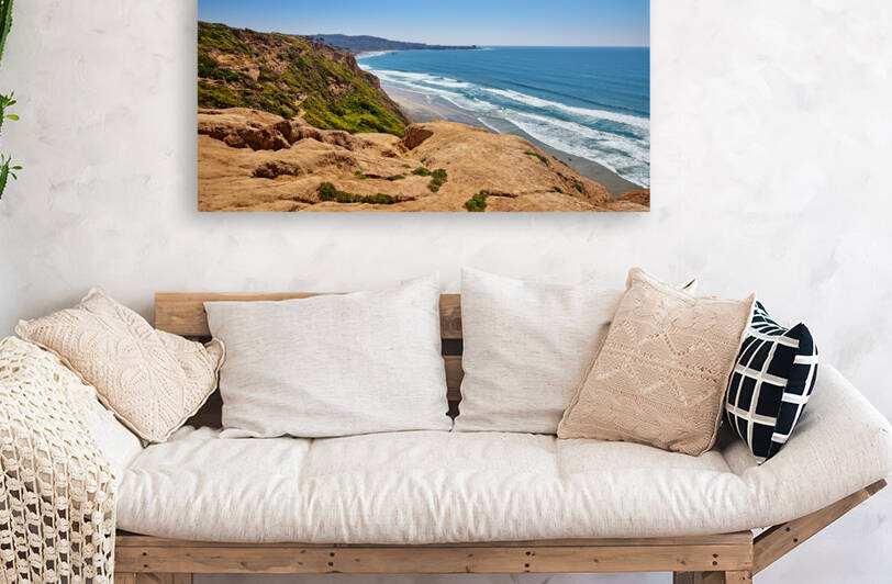 Cliffs above Blacks Beach by Jo Ann Snover