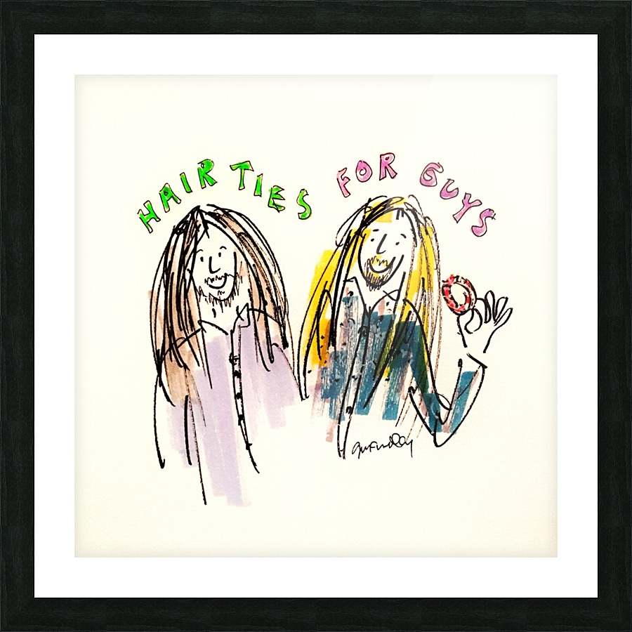The Longhairs Picture Frame print