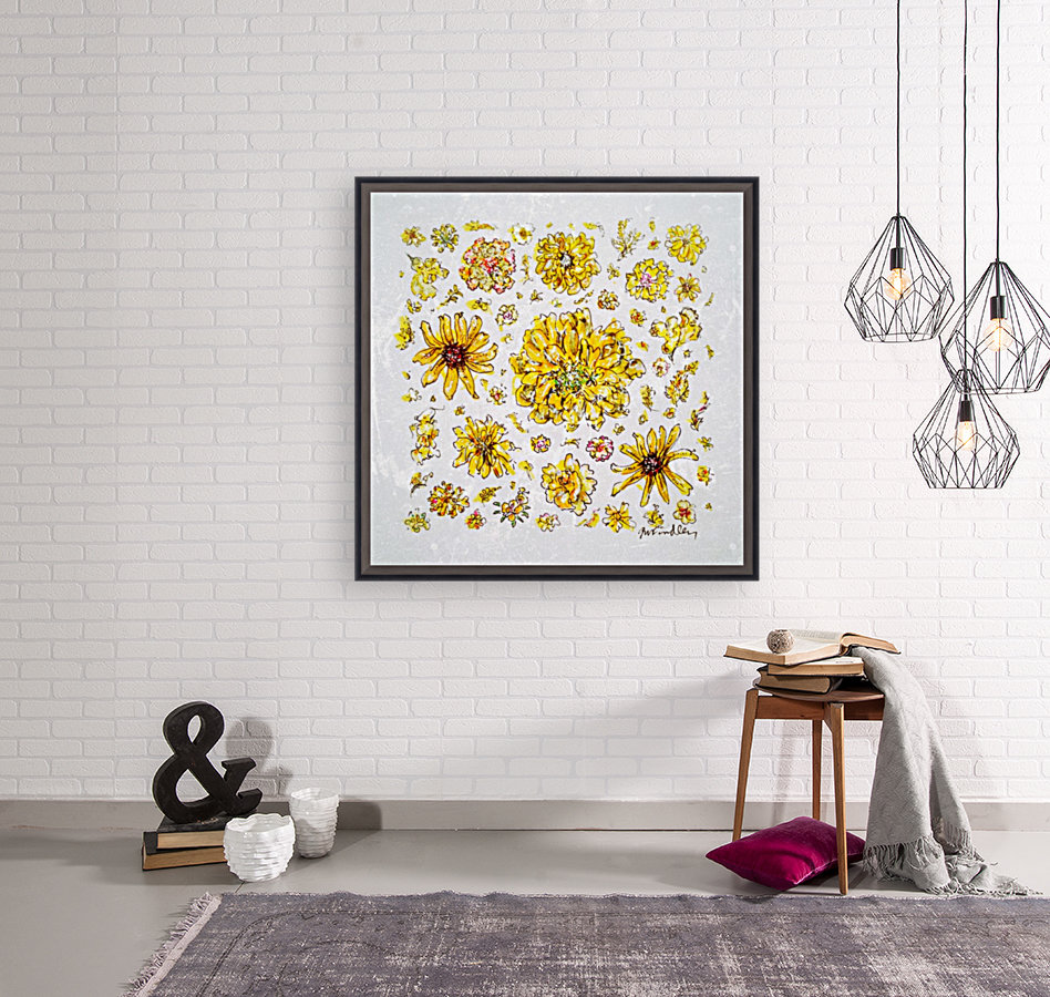 Yellow Flowers Reproduction