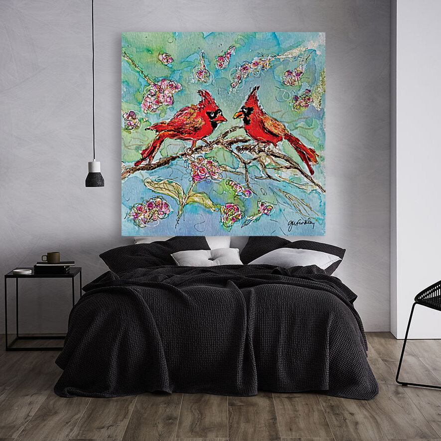 Cardinals Conversing  Reproduction