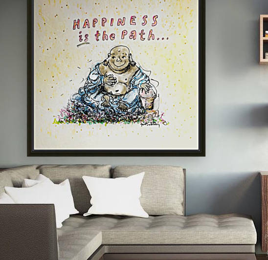 Buddha Happiness is the Path by Gerri Findley