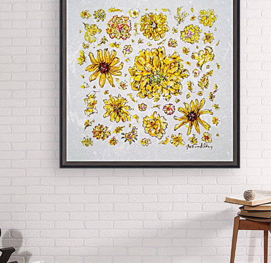Yellow Flowers by Gerri Findley