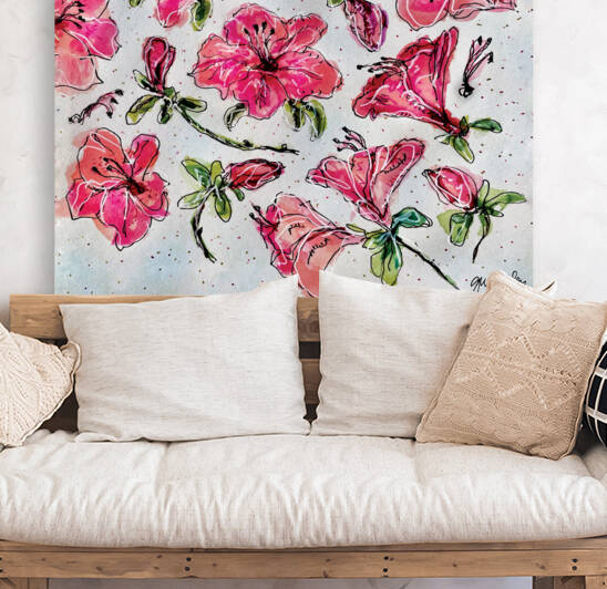 Pink Petals by Gerri Findley