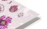 Pink Flowers HD Metal print