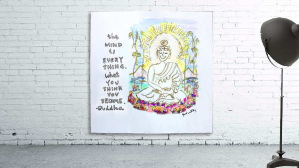 Buddha Mind Is Everything Wall Preview