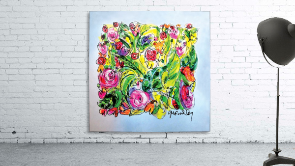Floral Color Expression Wall Preview