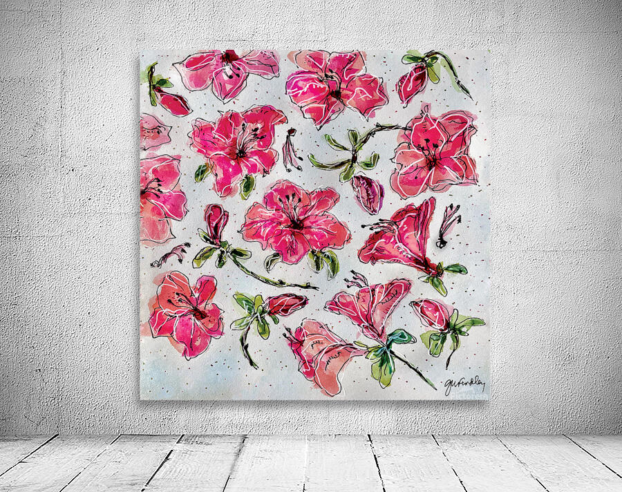 Pink Petals Wall Preview