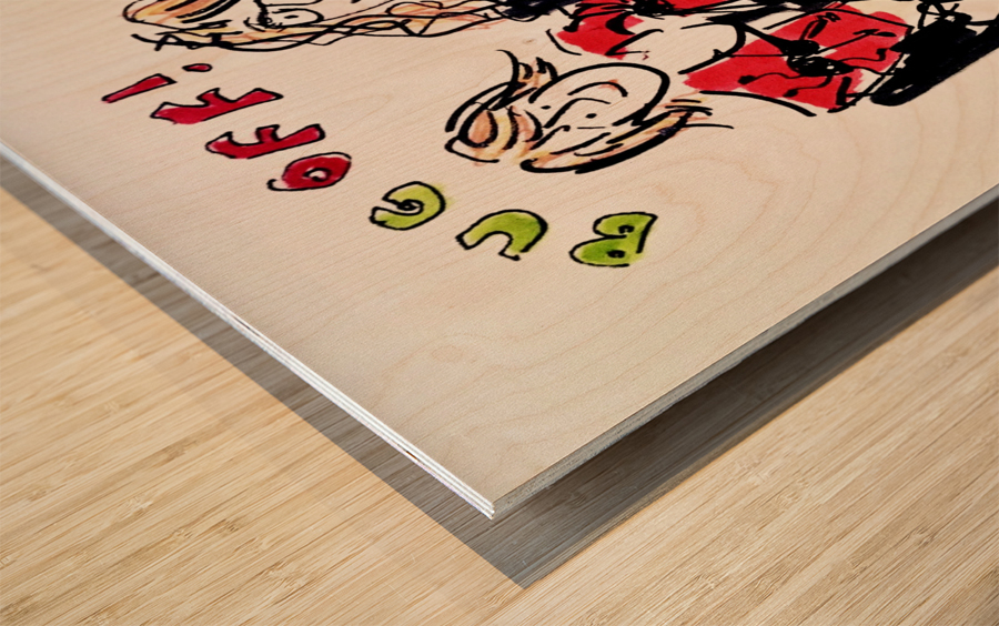 Bug Bite Thing Wood print