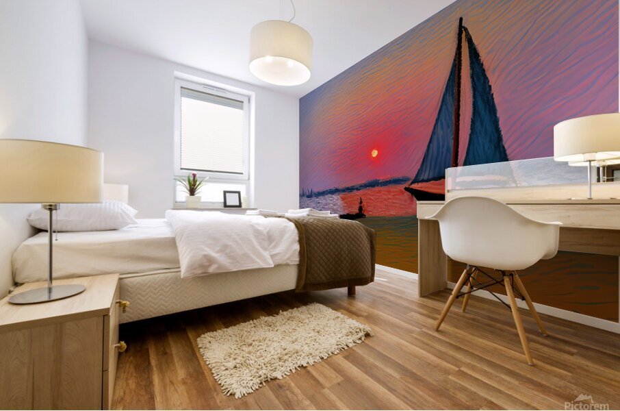 Andy & Red Mural print