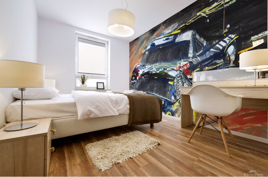 Champagne Lap Mural print