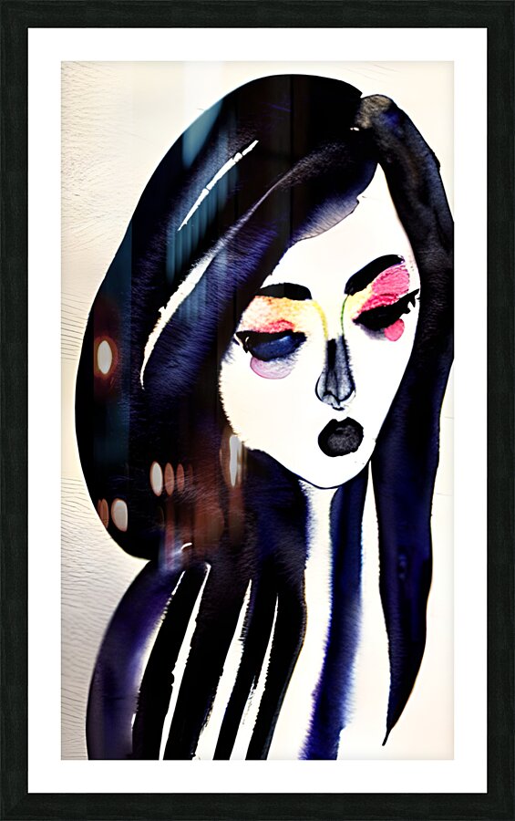 Emo Glow Picture Frame print