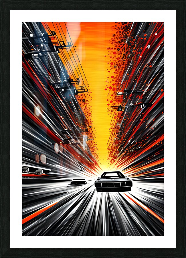 Hazzard County 2084 Picture Frame print