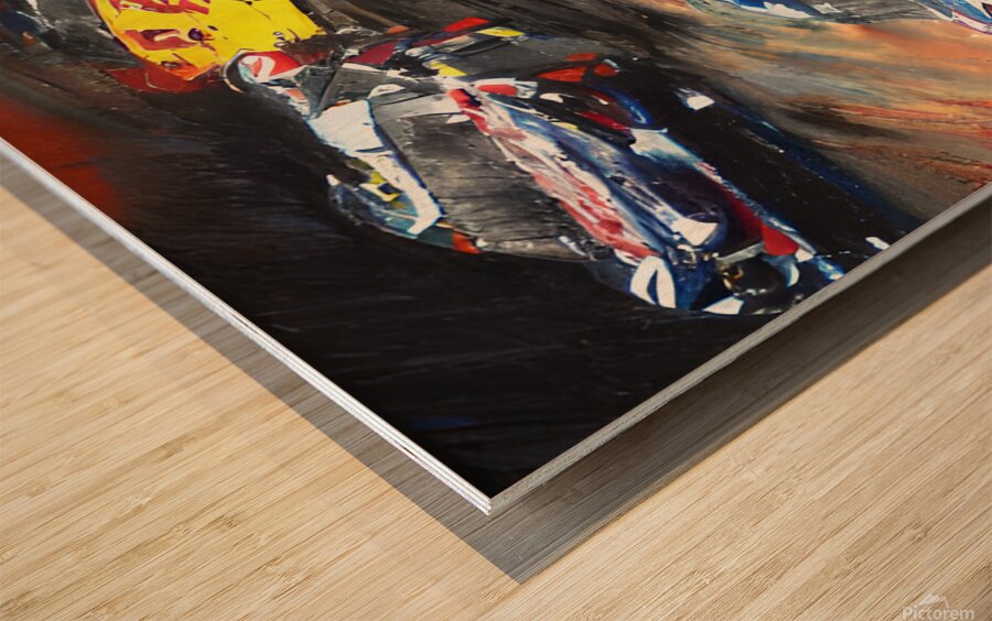Champagne Lap Wood print