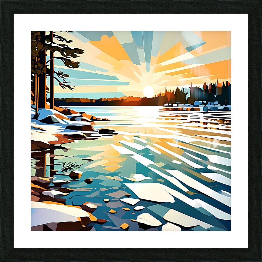 Barron Sunbeam Picture Frame Printing