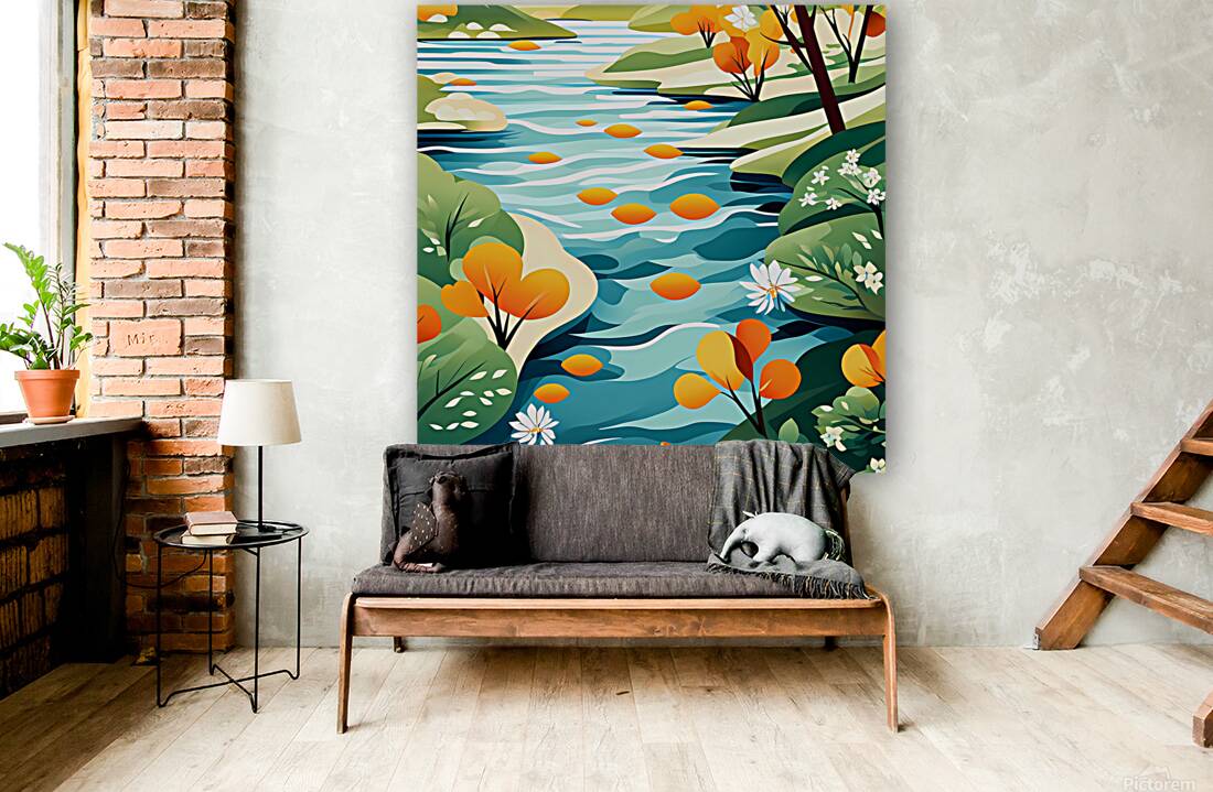 Pretty River Reproduction