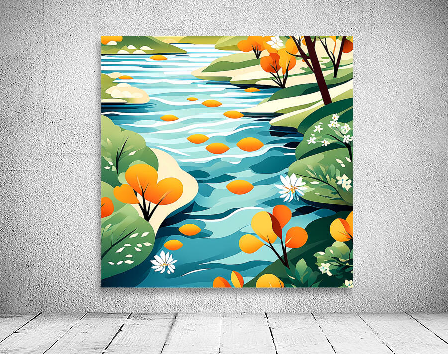 Pretty River Wall Preview