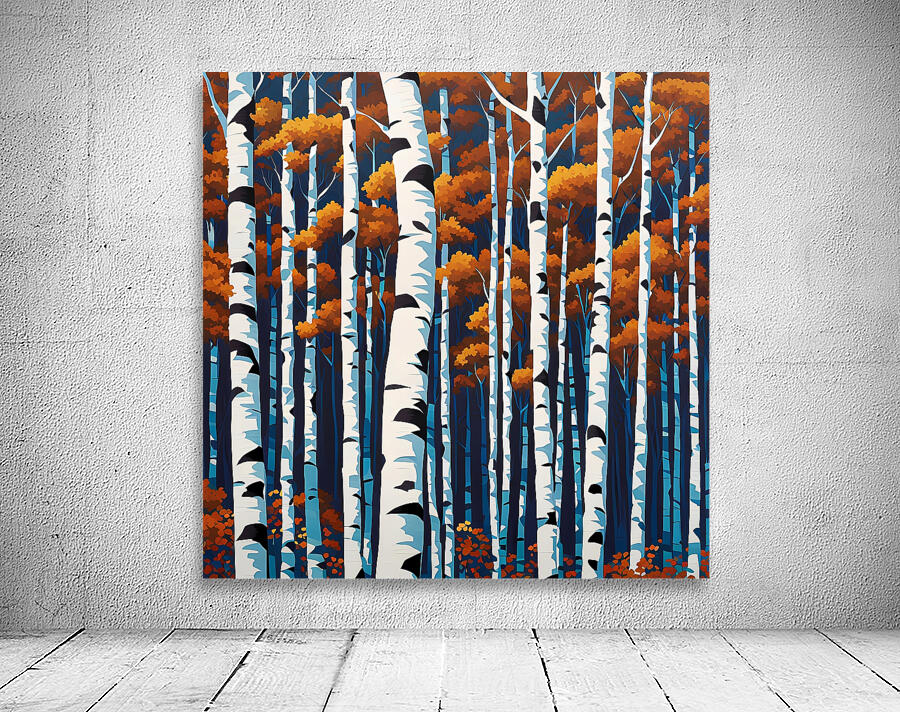 Birch in Blue Wall Preview