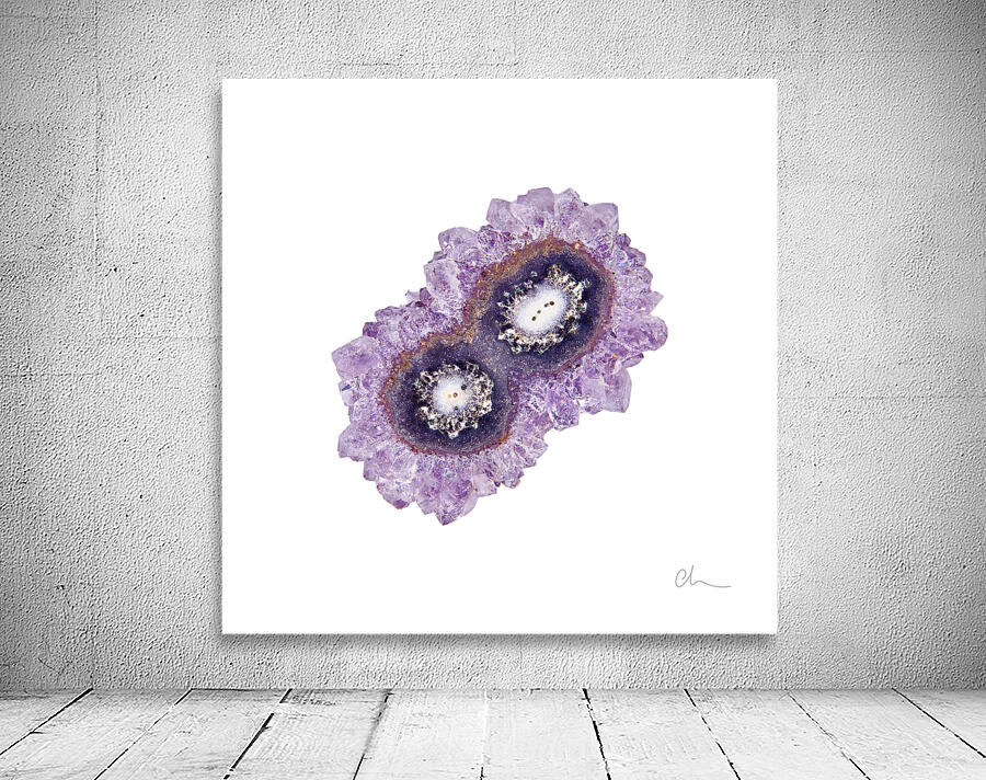 Twin Amethysts No.1 Wall Preview