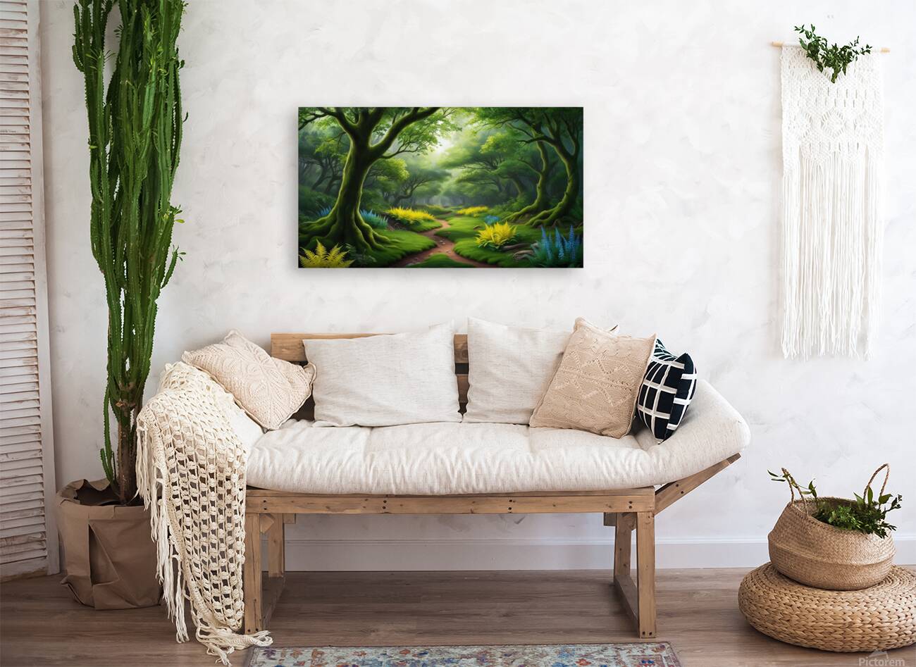 Forest Path Serenity Reproduction