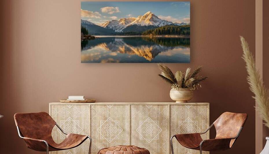 The Dawn of the Peaks: A Majestic Mountain Panorama by Digi Mart