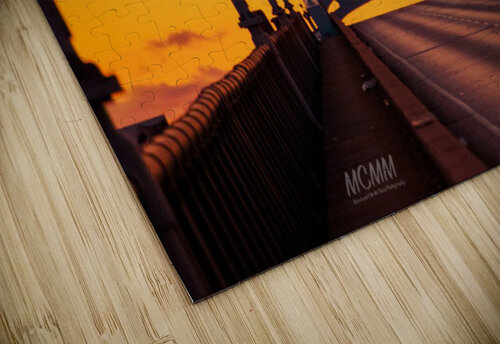 Sunset on Platt Bridge Marckwel CM McClain puzzle