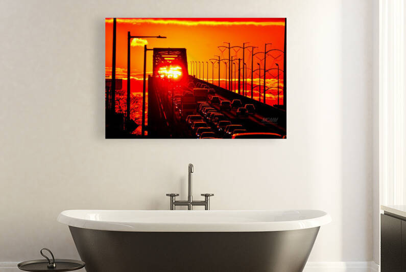 Journey to Sunset on Platt Bridge by Marckwel CM McClain