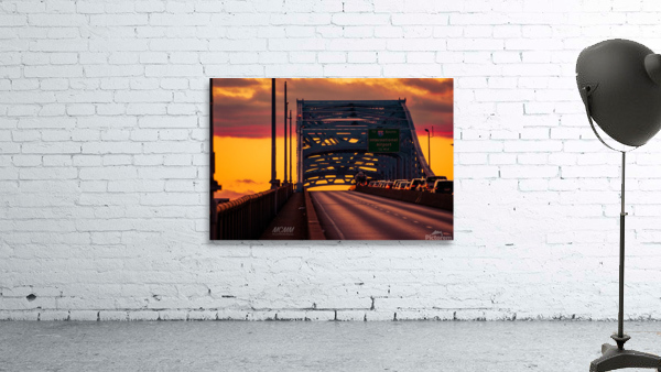 Sunset on Platt Bridge Wall Preview