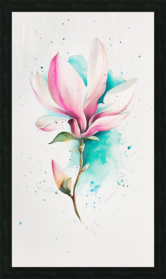 Spring Flower Picture Frame print