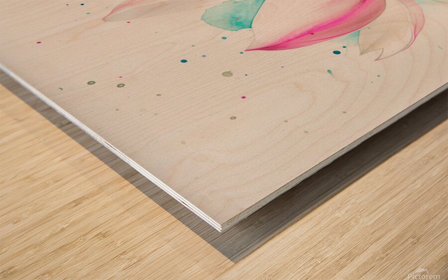 Spring Flower Wood print