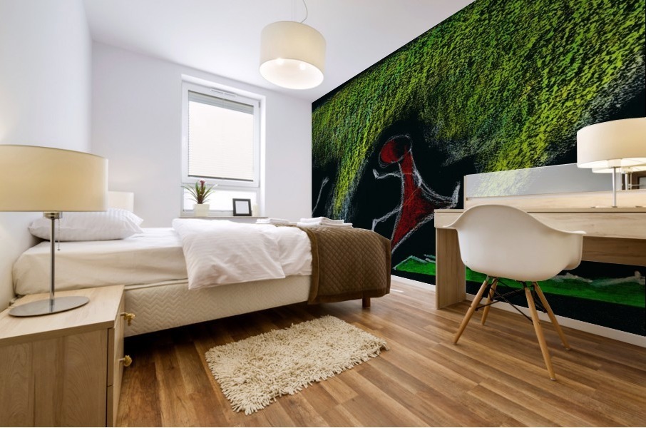 Catch It Catch Him Catch Them Mural print