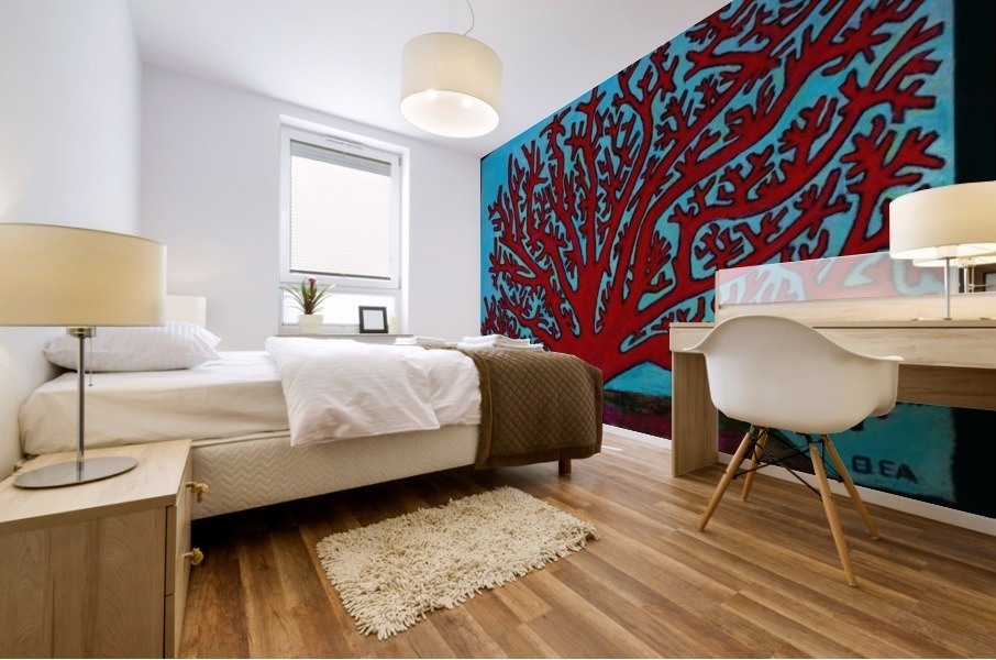 Coral Mural print