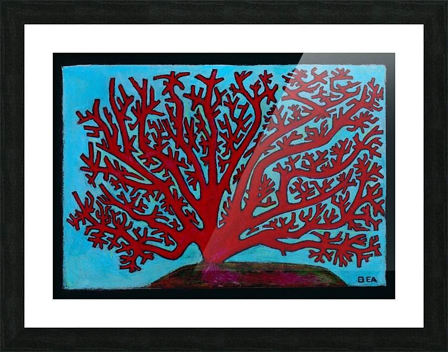 Coral Picture Frame print